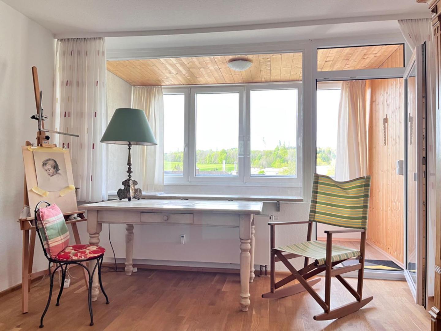 Grosszuegige Wohnung, Bergblick, Vintage Зонтхофен Екстериор снимка
